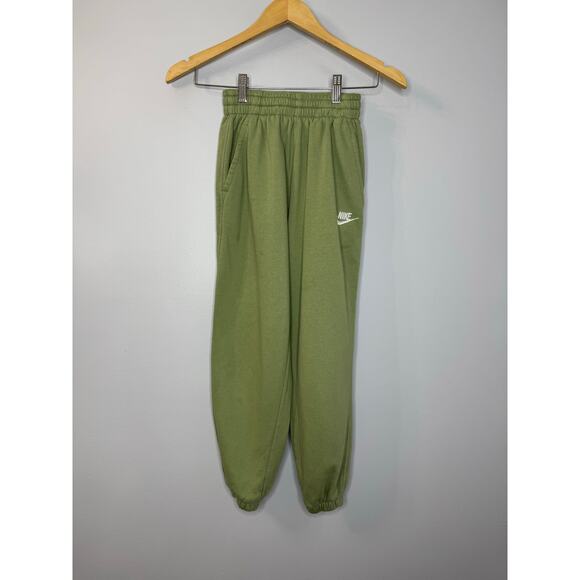 Nike Girls Green Sweatpants Sz Small - Picture 1 of 5